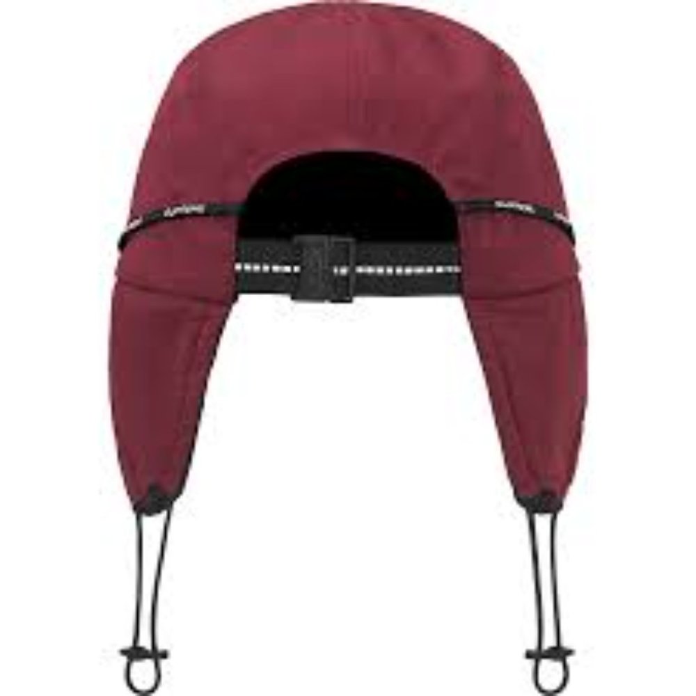 Supreme Packable Earflap Camp Cap Burgundy - Picture 6 of 6
